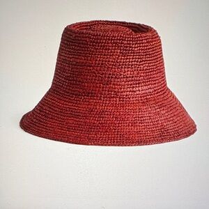 Madewell Red Woven Hat